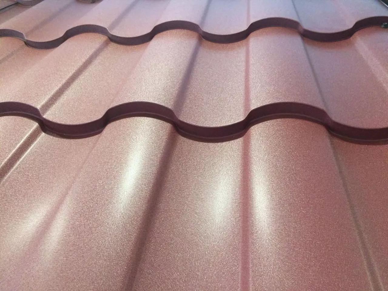 Металлочерепица GL Кредо (Kredo) 0.5 Rooftop Matte (Стальной Бархат) RAL 8017 шоколад купить в краснодаре