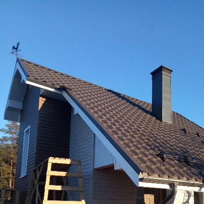 Металлочерепица Монтерроса-X PURMAN 0.5 мм Citrine Темно-синий купить в краснодаре