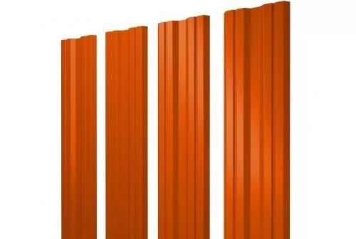 Штакетник Grand Line Twin 0,45 PE RAL 2004 Оранжевый купить в краснодаре