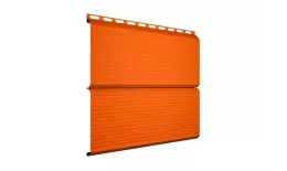 Металлический сайдинг Grand Line ЭкоБрус Гофр PE 0,45 мм RAL 2004 Оранжевый. Артикул: GrandLine-MS1203