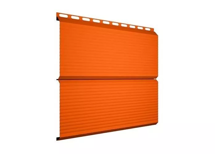 Металлический сайдинг Grand Line ЭкоБрус Гофр PE 0,45 мм RAL 2004 Оранжевый купить в краснодаре