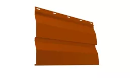 Металлический сайдинг Металл Профиль Корабельная доска PE 0,45 мм RAL 2004 Оранжевый. Цена: 761 руб. Артикул: MetalS91