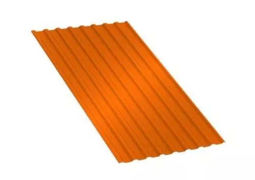 Профнастил МП20 B Полиэстер 0,45 мм RAL 2004 Оранжевый купить в краснодаре