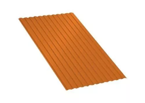Профнастил МП10 B Полиэстер 0,45 мм RAL 2004 Оранжевый купить в краснодаре