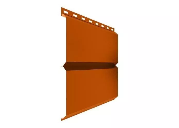 Металлический сайдинг Металл Профиль Lбрус PE 0,45 мм RAL 2004 Оранжевый купить в краснодаре