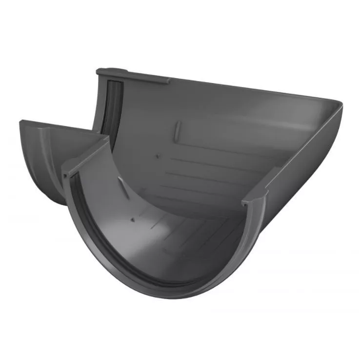 Угол желоба ТЕХНОНИКОЛЬ Verat 90° Серый купить в краснодаре