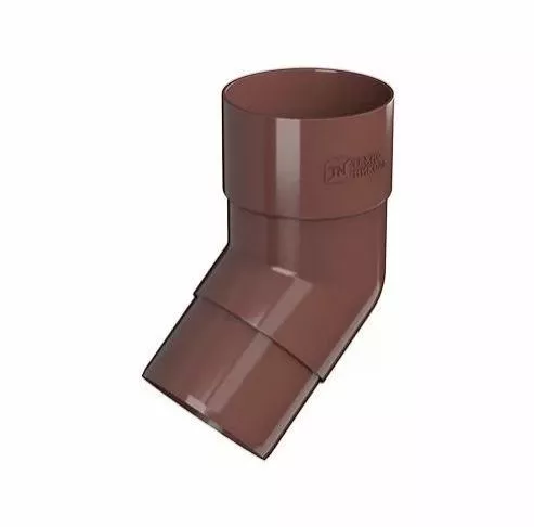 Колено трубы ТЕХНОНИКОЛЬ Verat 108 градусов ПВХ 125х82 1шт. Коричневый купить в краснодаре