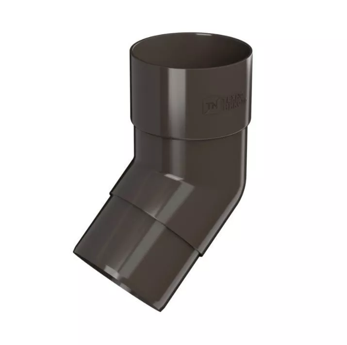 Колено трубы ТЕХНОНИКОЛЬ Verat 108 градусов ПВХ 125х82 1шт. Темно-Коричневый купить в краснодаре