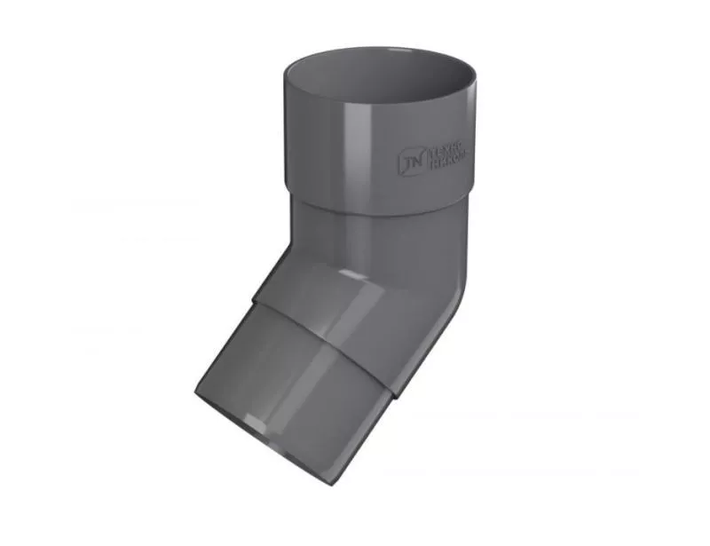Колено трубы ТЕХНОНИКОЛЬ Verat 108 градусов ПВХ 125х82 1шт. Серый купить в краснодаре