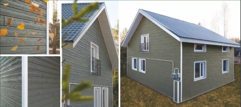 Фасадные (цокольные) панели Ю-Пласт HOKLA Color. Ирландский мох купить в краснодаре