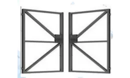 Каркас ворот для самостоятельной сборки ворот из профиля 40х20. для проема 4м. Артикул: Yuventa_assorti_16_1