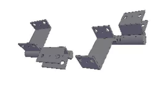 Петля накладная Правая На болтовом соединении. Цинк. купить в краснодаре