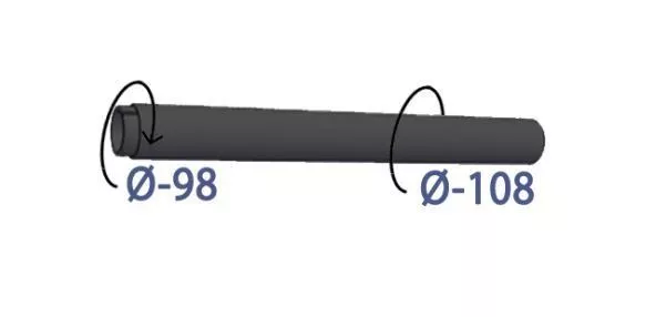 Удлинитель сваи винтовой d108 Д-1000 мм. Внутренний. купить в краснодаре
