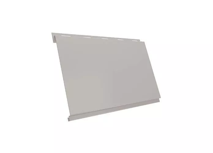 Металлический сайдинг Grand Line Вертикаль Классик GreenCoat Pural Matt RR 21 Светло-серый купить в краснодаре