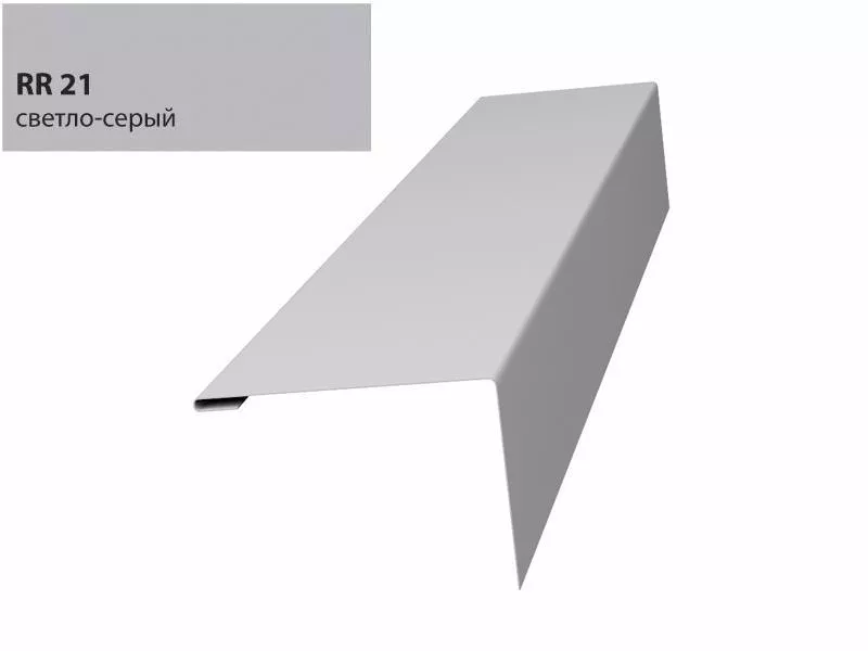 Нащельник (для калиток и ворот) 25х35 жалюзи Milan, Tokyo 0,5 GreenСoat Pural RR 21. (L1,68) GL купить в краснодаре