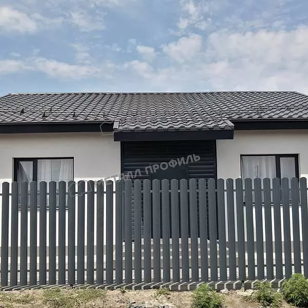 Штакетник металлический МЕТАЛЛ ПРОФИЛЬ ELLIPSE-O 19х126 (ПЭМАД-01-7024\7024-0.4) купить в краснодаре