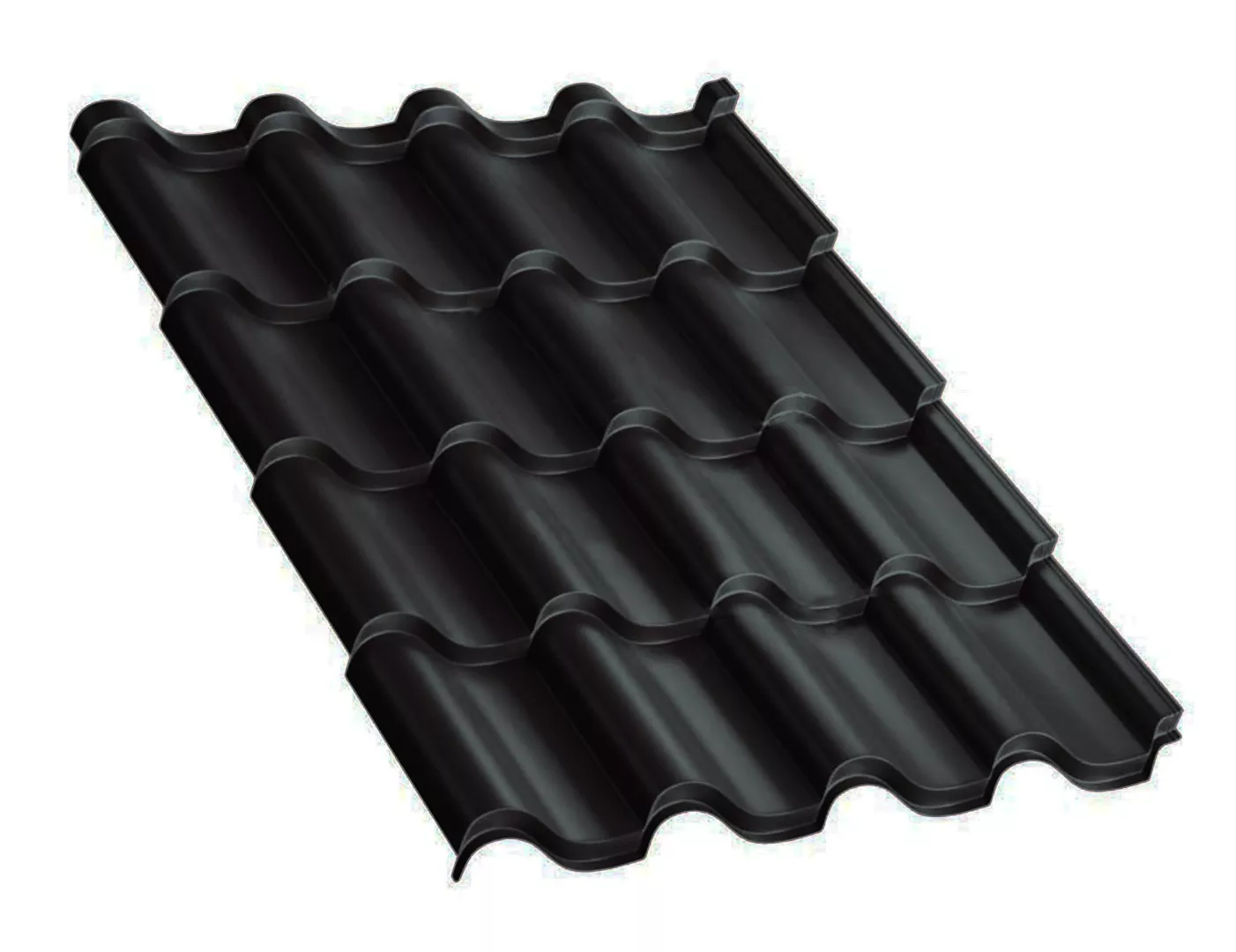 Металлочерепица Монтерроса-SL PURETAN 0.5 мм RR 23 Темно-серый купить в краснодаре