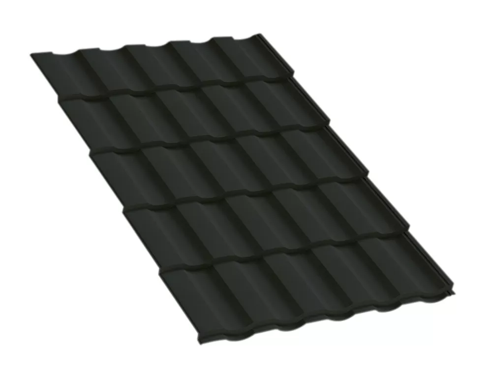 Металлочерепица Монтекристо-M PURETAN 0.5 мм RR 23 Темно-серый купить в краснодаре