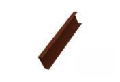 Декоративная накладка на столб жалюзи Milan,Tokyo 0,5 Velur RAL 3009 оксидно-красный GL – Купить оптом и в розницу