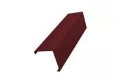 Декоративная накладка на столб угловая жалюзи Milan,Tokyo 0,5 Atlas с пленкойRAL 3005 красное вино GL – Купить оптом и в розницу