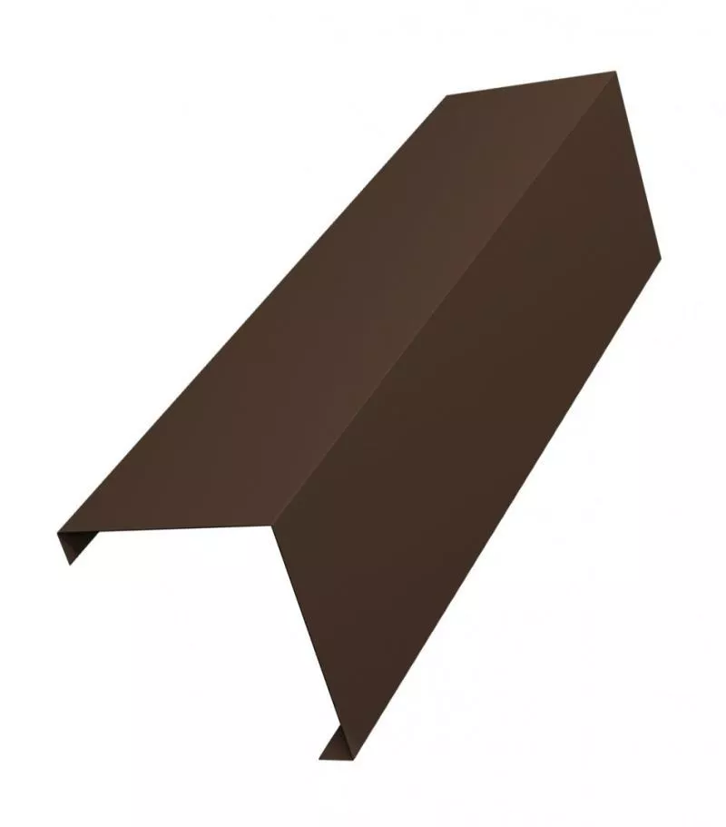 Декоративная накладка на столб угловая жалюзи Milan,Tokyo 0,5 Quarzit lite с пленкой RAL 8017 шоколад GL купить в краснодаре