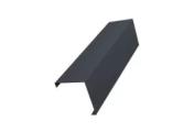 Декоративная накладка на столб угловая жалюзи Milan,Tokyo 0,5 GreenСoat Pural RR 23 темно-серый (RAL 7024 мокрый асфальт) GL – Купить оптом и в розницу