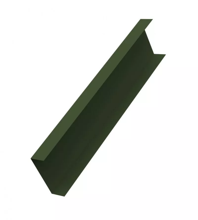 Декоративная накладка на столб жалюзи Milan,Tokyo 0,5 GreenCoat Pural BT, matt RR 11 темно-зеленый (RAL 6020 хромовая зелень) GL купить в краснодаре