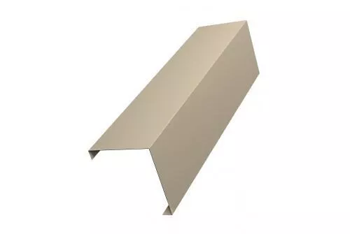 Декоративная накладка на столб угловая жалюзи Milan,Tokyo 0,5 Satin с пленкой RAL 1015 светлая слоновая кость GL купить в краснодаре