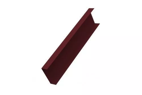 Декоративная накладка на столб жалюзи Milan,Tokyo 0,5 Satin с пленкой RAL 3005 красное вино GL купить в краснодаре