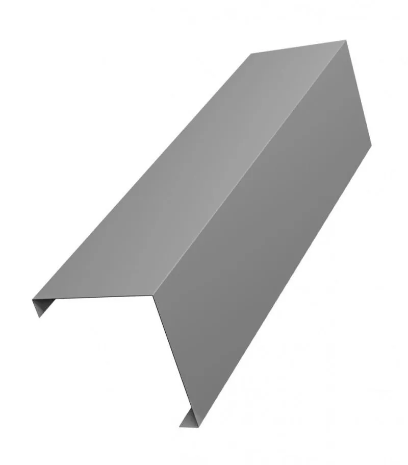 Декоративная накладка на столб угловая жалюзи Milan,Tokyo 0,5 Satin с пленкой RAL 9006 бело-алюминиевый GL купить в краснодаре