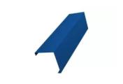 Декоративная накладка на столб угловая 0,7 PE с пленкой RAL 5005 сигнальный синий GL – Купить оптом и в розницу