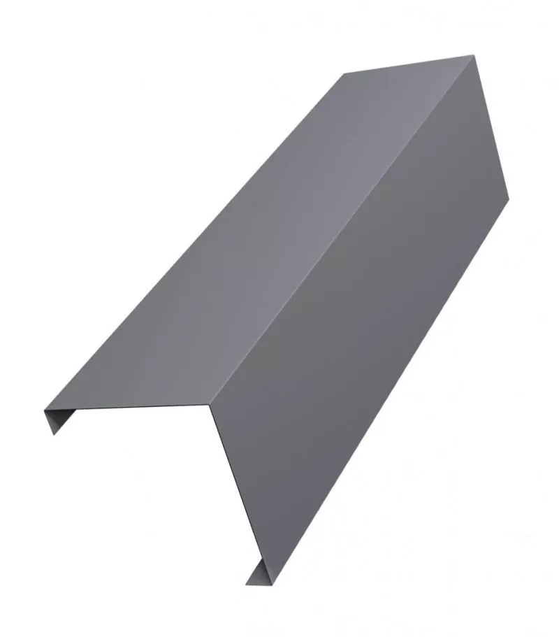 Декоративная накладка на столб угловая 0,7 PE с пленкой RAL 7004 сигнальный серый GL купить в краснодаре