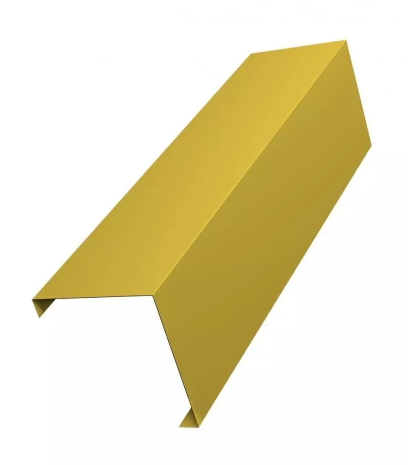 Декоративная накладка на столб угловая жалюзи Milan,Tokyo 0,45 PE с пленкой RAL 1018 цинково-желтый GL купить в краснодаре