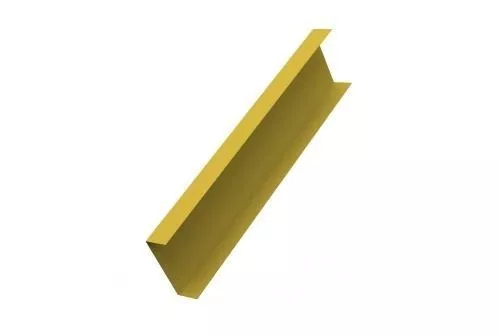 Декоративная накладка на столб жалюзи Milan,Tokyo 0,45 PE с пленкой RAL 1018 цинково-желтый GL купить в краснодаре