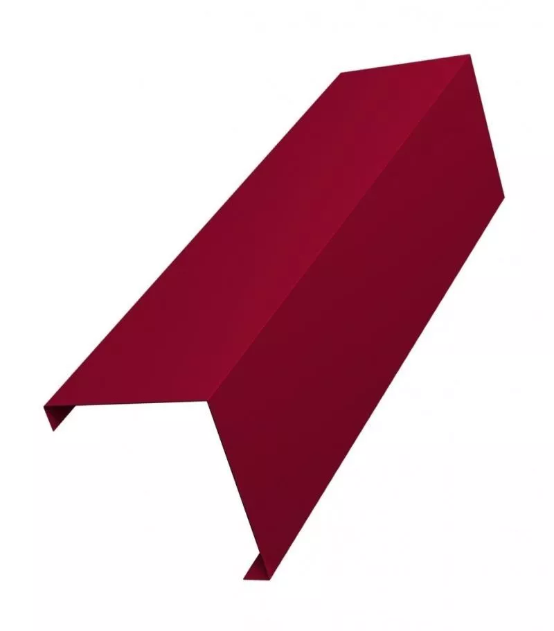 Декоративная накладка на столб угловая жалюзи Milan,Tokyo 0,45 PE с пленкой RAL 3003 рубиново-красный GL купить в краснодаре