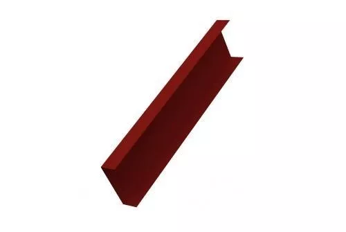 Декоративная накладка на столб жалюзи Milan,Tokyo 0,45 PE с пленкой RAL 3011 коричнево-красный GL купить в краснодаре