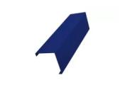 Декоративная накладка на столб угловая жалюзи Milan,Tokyo 0,45 PE с пленкой RAL 5002 ультрамариново-синий GL – Купить оптом и в розницу