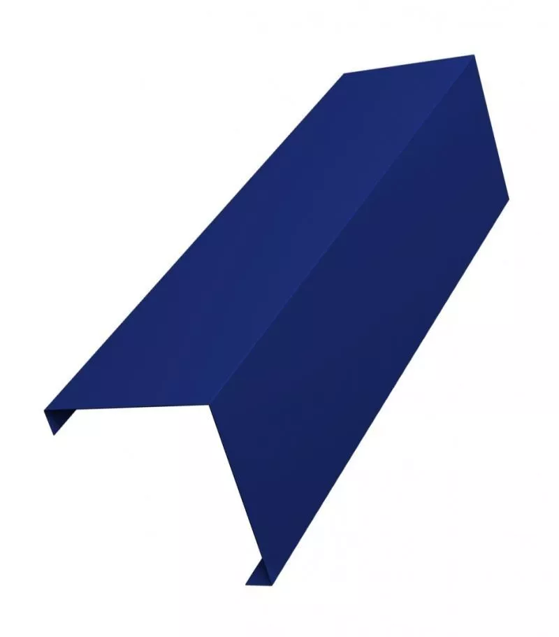 Декоративная накладка на столб угловая жалюзи Milan,Tokyo 0,45 PE с пленкой RAL 5002 ультрамариново-синий GL купить в краснодаре