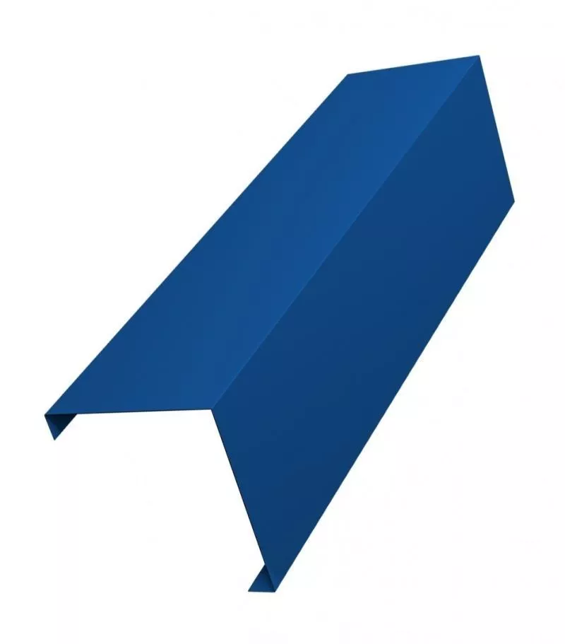 Декоративная накладка на столб угловая жалюзи Milan,Tokyo 0,45 PE с пленкой RAL 5005 сигнальный синий GL купить в краснодаре