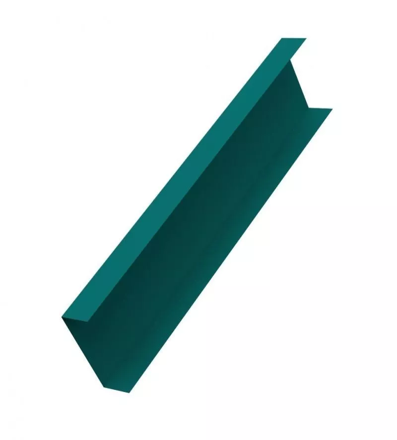 Декоративная накладка на столб жалюзи Milan,Tokyo 0,45 PE с пленкой RAL 5021 водная синь GL купить в краснодаре