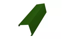 Декоративная накладка на столб угловая жалюзи Milan,Tokyo 0,45 PE с пленкой RAL 6002 лиственно-зеленый GL. Артикул: 27325