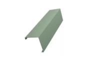 Декоративная накладка на столб угловая жалюзи Milan,Tokyo 0,45 PE с пленкой RAL 6019 бело-зеленый GL – Купить оптом и в розницу