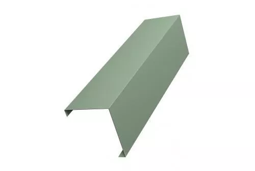 Декоративная накладка на столб угловая жалюзи Milan,Tokyo 0,45 PE с пленкой RAL 6019 бело-зеленый GL купить в краснодаре