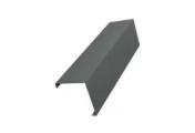 Декоративная накладка на столб угловая жалюзи Milan,Tokyo 0,45 PE с пленкой RAL 7005 мышино-серый GL – Купить оптом и в розницу