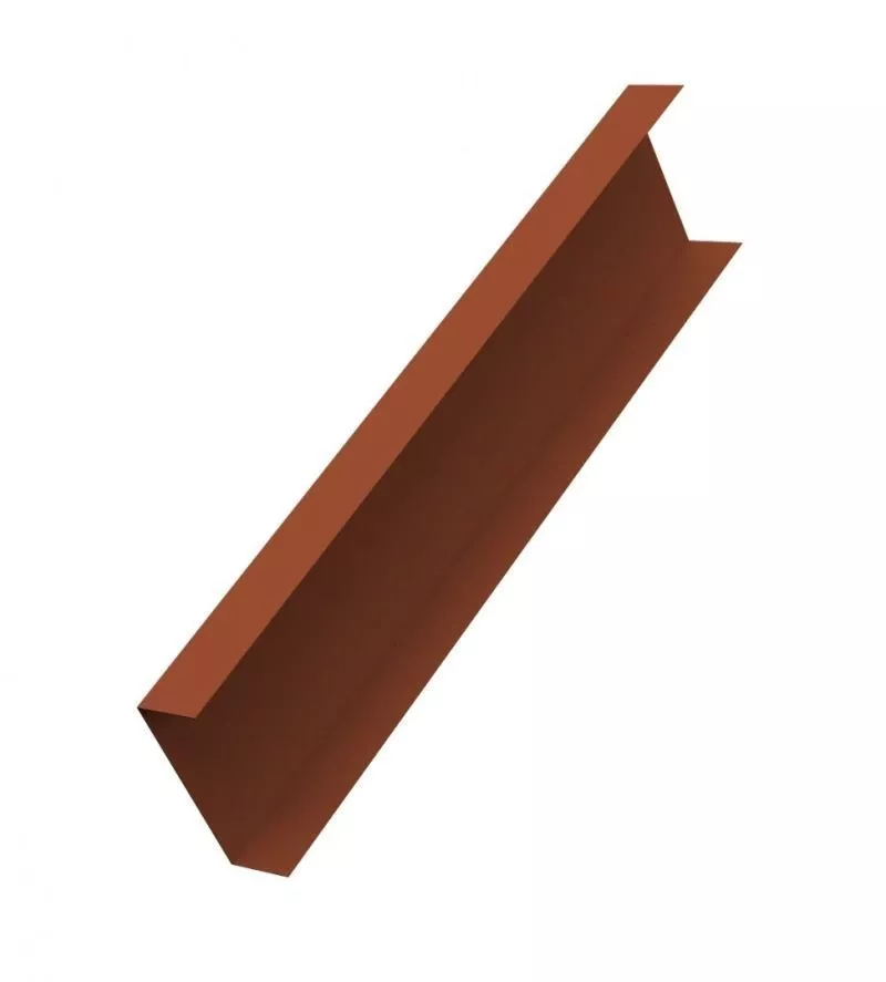 Декоративная накладка на столб жалюзи Milan,Tokyo 0,5 PurLite Мatt RAL 8004 терракота GL купить в краснодаре