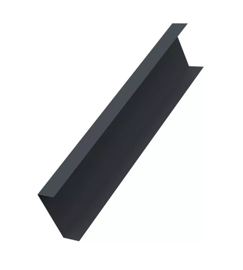 Декоративная накладка на столб жалюзи Milan,Tokyo 0,5 Atlas с пленкой RAL 7024 мокрый асфальт GL купить в краснодаре