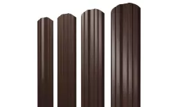 Штакетник Grand Line Twin фигурный 0,4 PE RAL 8017 Шоколад. Цена: 72 руб. Артикул: Twin_229