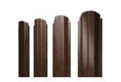 Штакетник Grand Line П-образный А фигурный 0,45 Print Elite Antique Wood Античный дуб – Купить оптом и в розницу