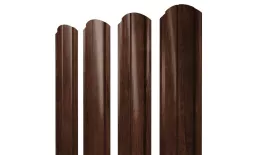 Штакетник Полукруглый Slim фигурный 0,45 Print Premium Cherry Wood. Артикул: 39415