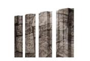 Штакетник Прямоугольный с прямым резом 0,45 Print Elite King Stone TwinColor – Купить оптом и в розницу